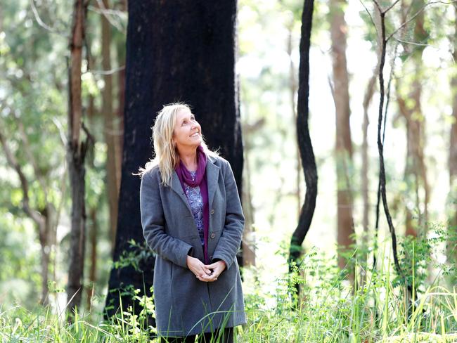 Central Coast Mayor Jane Smith at Rumbalara Reserve which is part of council’s unique coastal open space system. Picture: AAP /Sue Graham)