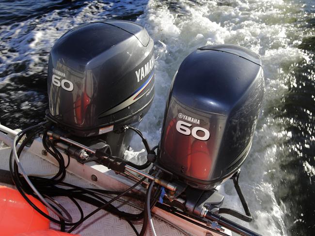 Mark Watson’s fully decked out sport fishing boat.