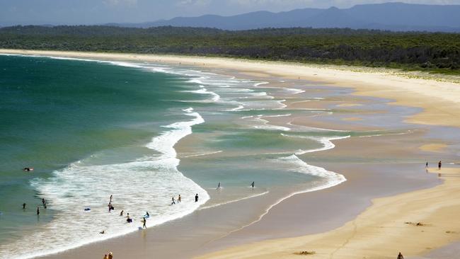 South Broulee in Moruya is surrounded by mesmerising hillsides. Picture: Getty