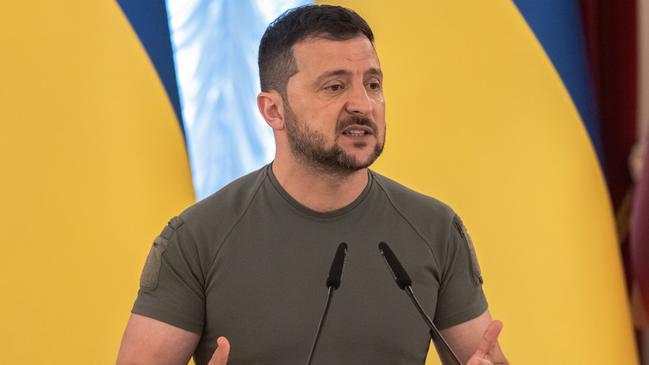 Ukraine President Volodymyr Zelensky. Picture: Getty Images