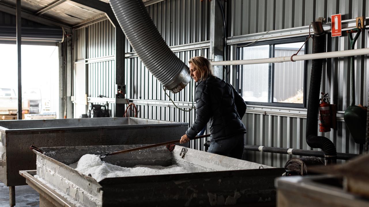 Tasman Sea Salt’s Salt Sommelier experience shows you how the salt is harvested.