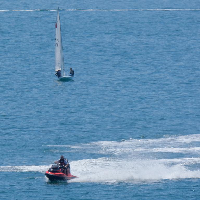 Geelong's waterfront is the place to be for Melbourne Cup with large crowds setting up on Eastern Beach Picture: Mark Wilson