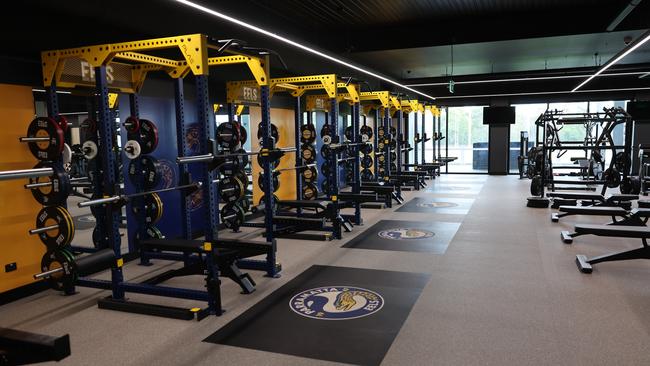 Workout equipment at the largest rugby league training precinct in the world. Picture: Rohan Kelly