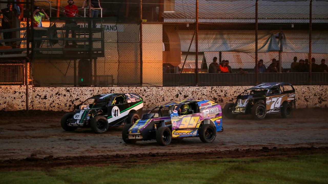 Final night of the 2022 Kingaroy Speedway King's Royal race weekend. Picture: Dominic Elsome