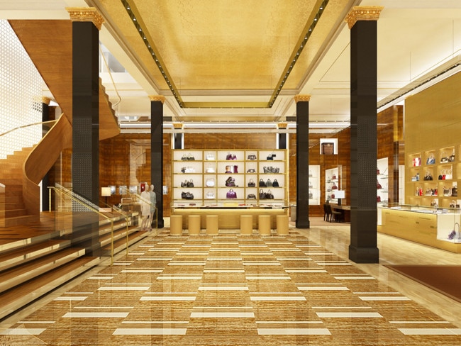 Louis Vuitton George Street Maison, Sydney store design