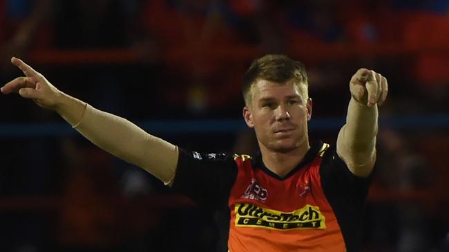 David Warner’s Sunrisers Hyderabad beat Ricky Ponting’s Mumbai Indians by 85 runs.