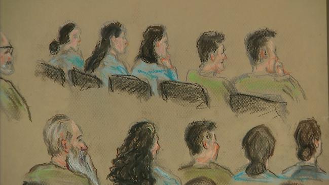 Fourteen members of a religious circle known as The Saints are on trial accused of causing Elizabeth’s death. Picture: Court Sketch / NewsWire