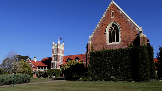 An exterior photo of The Southport School. Picture: Tim Marsden.