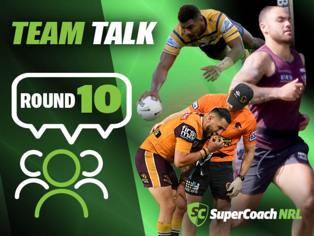 NRL team lists Round 10.