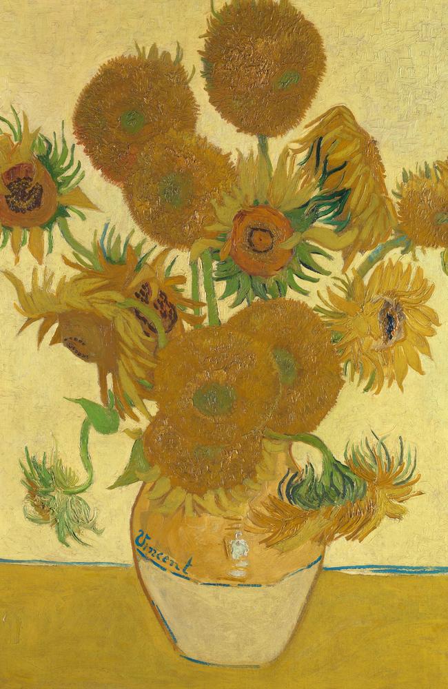 Vincent van Gogh Sunflowers 1888 oil on canvas is currently in lockdown at the National Museum of Western Art in Tokyo. Picture: Supplied