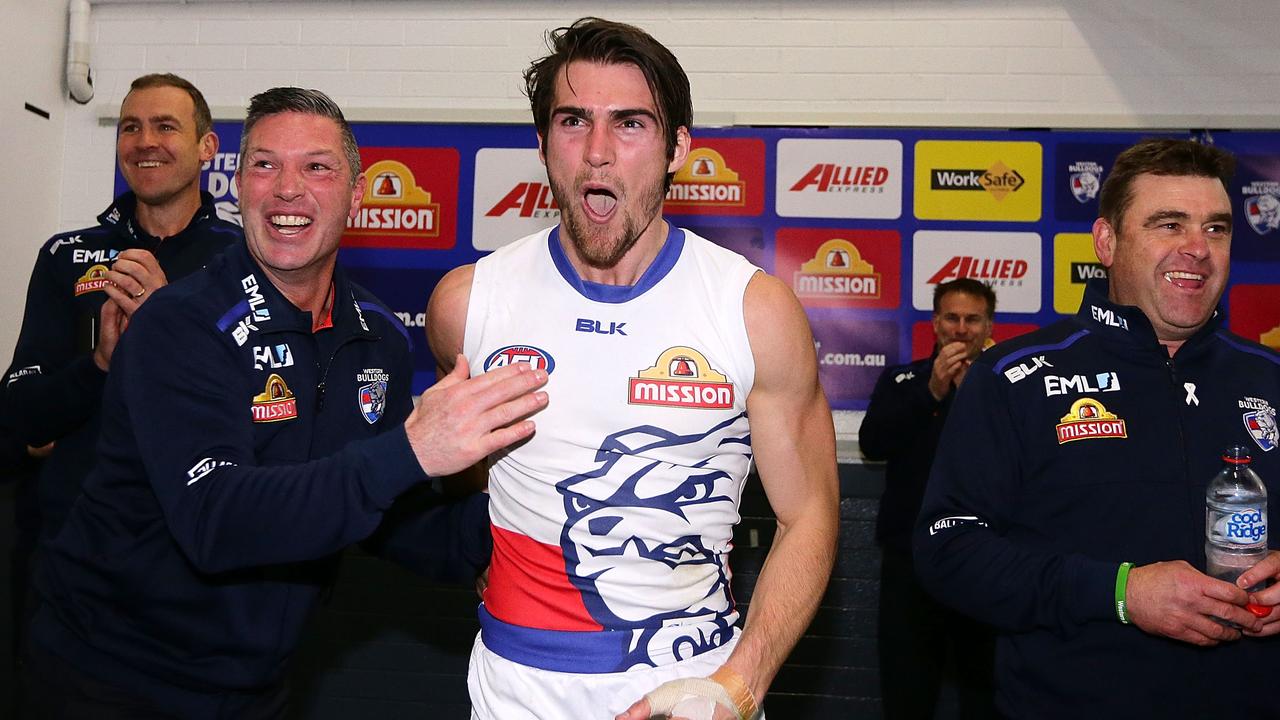 Easton Wood explains his journey through the AFL. Picture: Getty Images