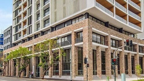 The development overlooks Wentworth Park in Glebe.