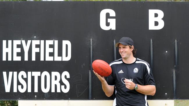 Collingwood 2010 premiership player Leigh Brown has a young Heyfield team firing in his first season as coach.