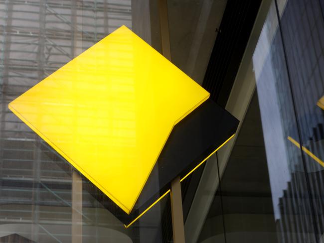 SYDNEY, AUSTRALIA - NewsWire Photos MAY 4, 2024: Commonwealth Bank signage on George Street in the Sydney CBD. Federal budget stock images.Picture: NCA NewsWire / Damian Shaw