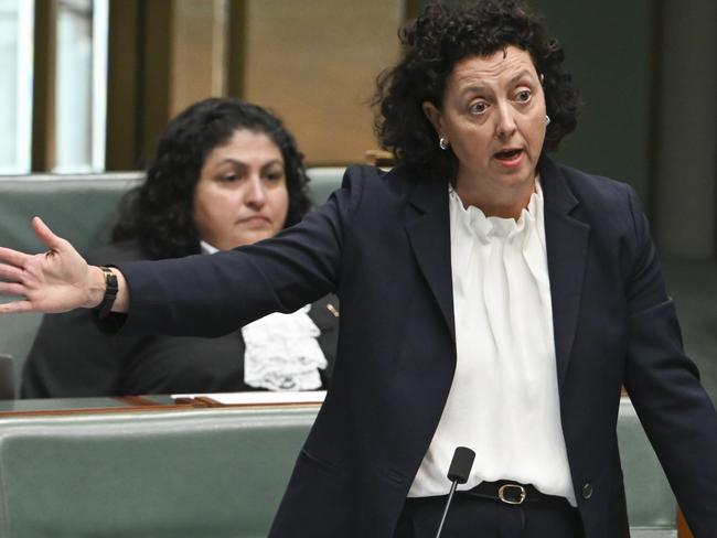 CANBERRA, AUSTRALIA  - NewsWire Photos - November 18, 2024: Dr. Monique Ryan MP during Question Time at Parliament House in Canberra. Picture: NewsWire / Martin Ollman