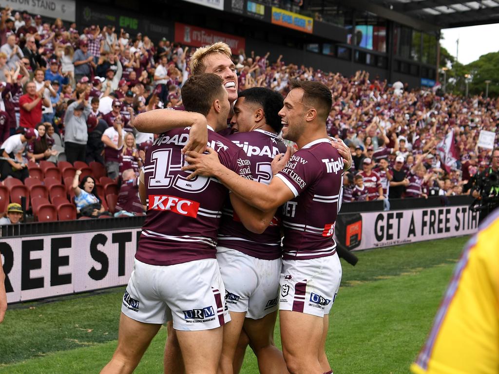 Manly have 12 home games at 4 Pines Park next season. Picture: NRL Photos