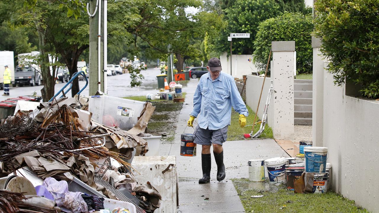 Billions of dollars worth of damage is estimated to have been caused in the space of a week as several months worth of rain smashed South-Eastern Queensland. Picture: NCA NewsWire / Josh Woning