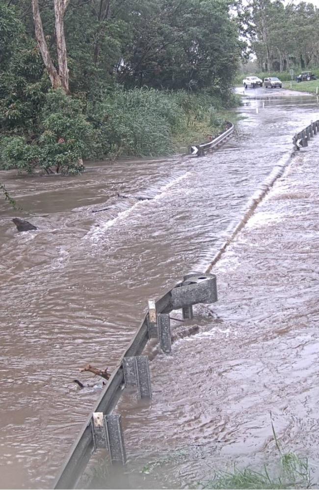 Kelsey Creek was submerged overnight near Bowen, Photo: