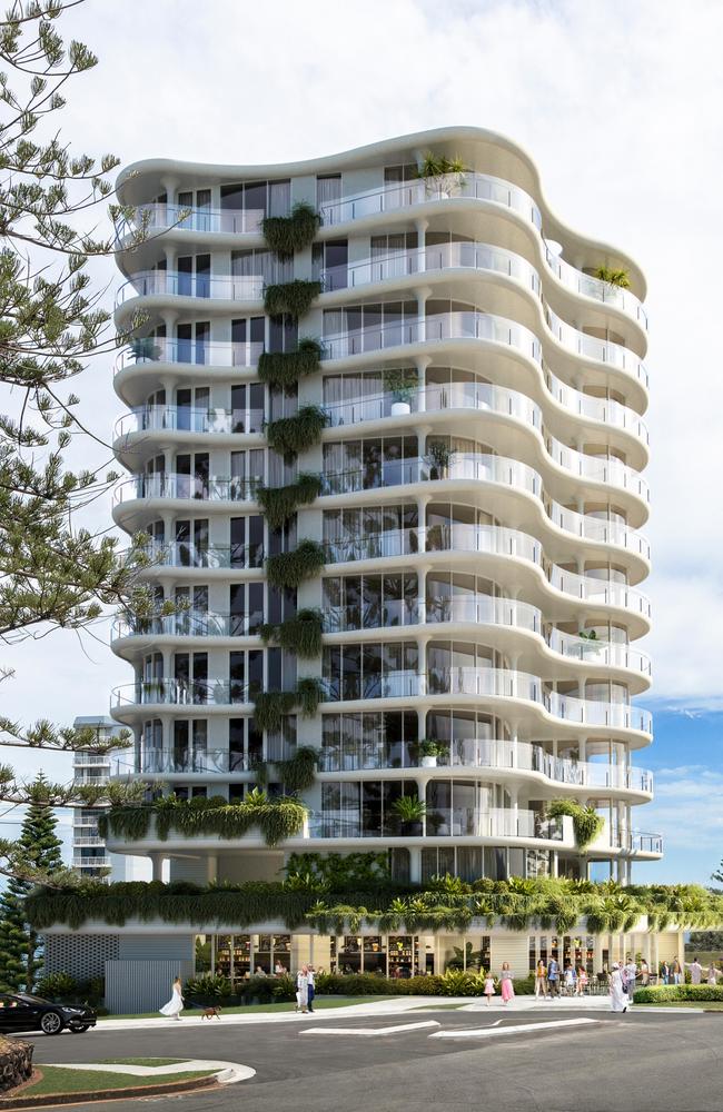 An artist’s impression of the 12-storey Awaken Residences, which be built at the site of Cafe Dbah.