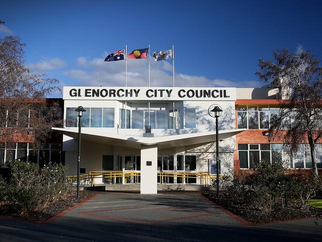 Glenorchy City Council Chambers. Picture: SAM ROSEWARNE