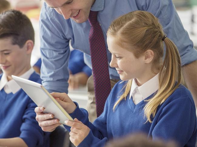 Generic school students, school kids, classroom, teacher Picture: Getty Images