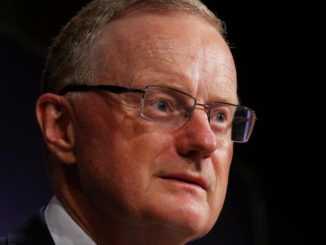 SYDNEY, AUSTRALIA - FEBRUARY 02: Philip Lowe, Governor of the Reserve Bank of Australia, addresses the National Press Club at The Fullerton Hotel on February 02, 2022 in Sydney, Australia. The Reserve Bank of Australia announced this week that it will hold the cash rate at its current level, which was last changed in November 2020. (Photo by Lisa Maree Williams/Getty Images)