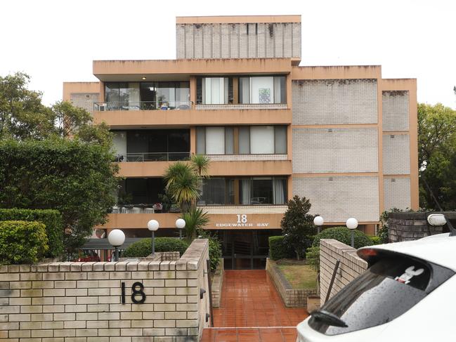 The Raptor Squad searched a home at Wolesley St, Drummoyne on Friday. Picture: John Grainger