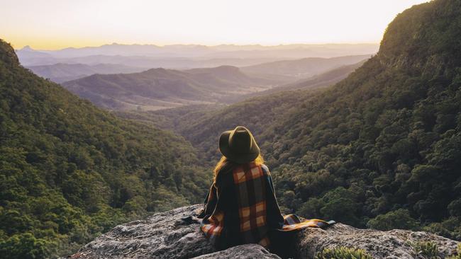 Moran Falls at Lamington National Park on the Gold Coast. Picture: Tourism and Events Queensland/Jason Charles Hill