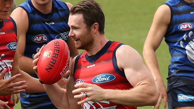 Patrick Dangerfield is back in training and will be ready for Round 1. Picture: Alison Wynd