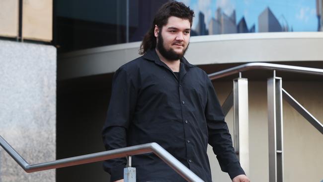 Charlie Read son of Chopper Read at the Hobart Magistrates Court. Picture: Nikki Davis-Jones
