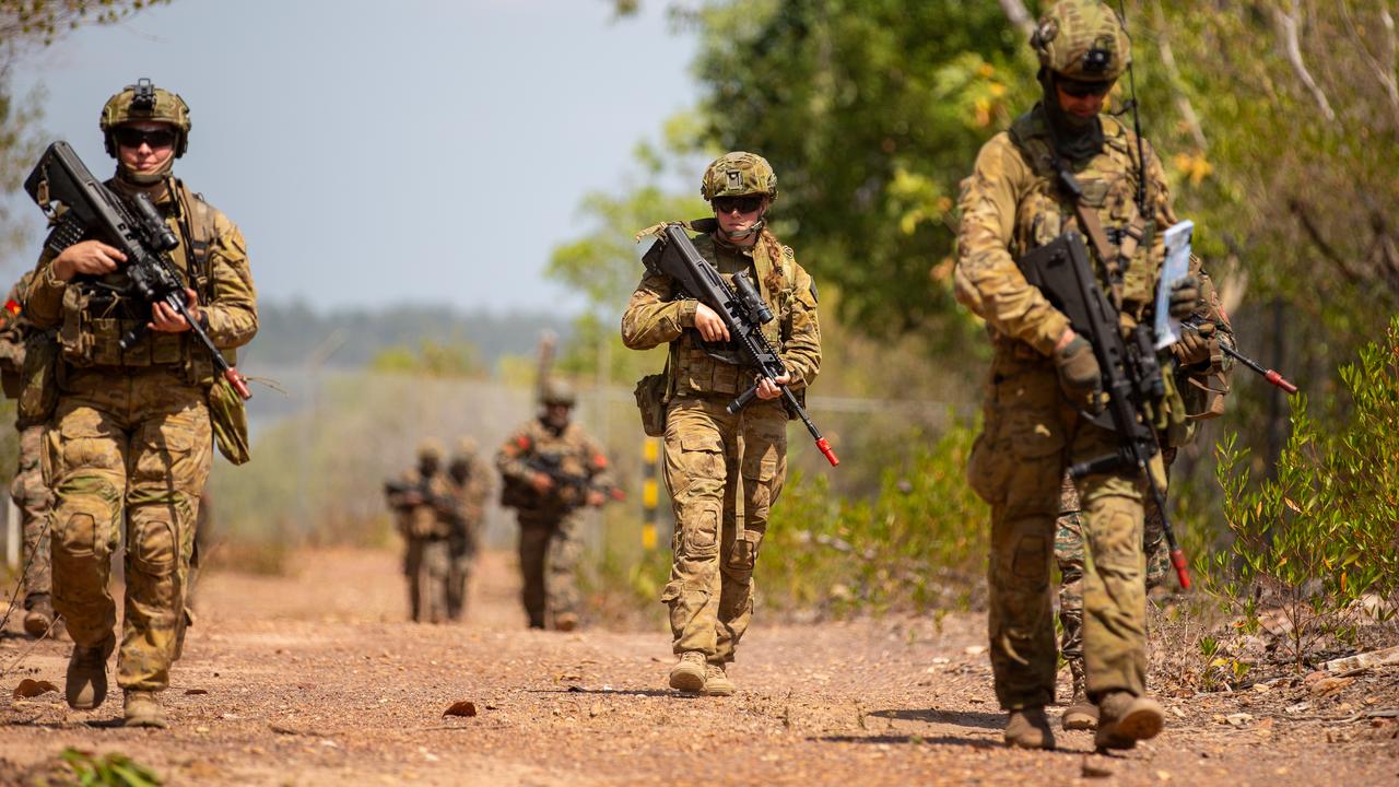 About 800 ADF troops will be moved from Adelaide to Townsville, Brisbane and Darwin. Picture: ADF / Tenikah Mills