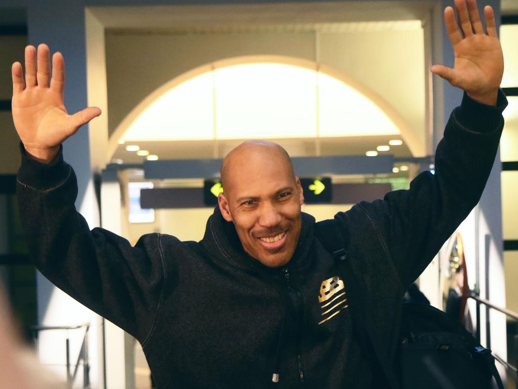 US entrepreneur LaVar Ball spoke to it. 