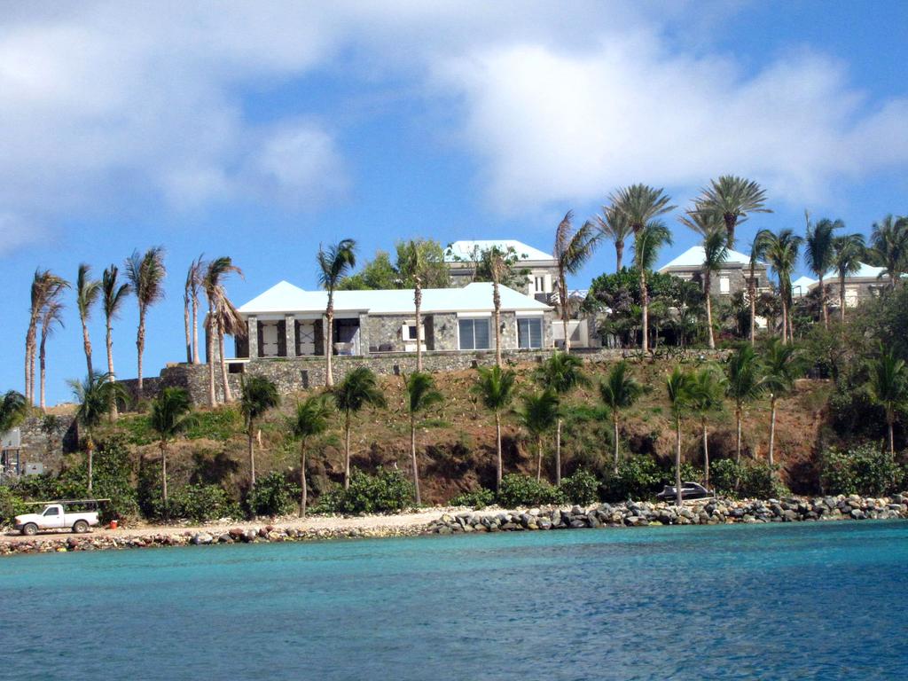 Jeffrey Epstein's private Caribbean island, Little St James, part of the US Virgin Islands. Picture: Lawton/Splash News