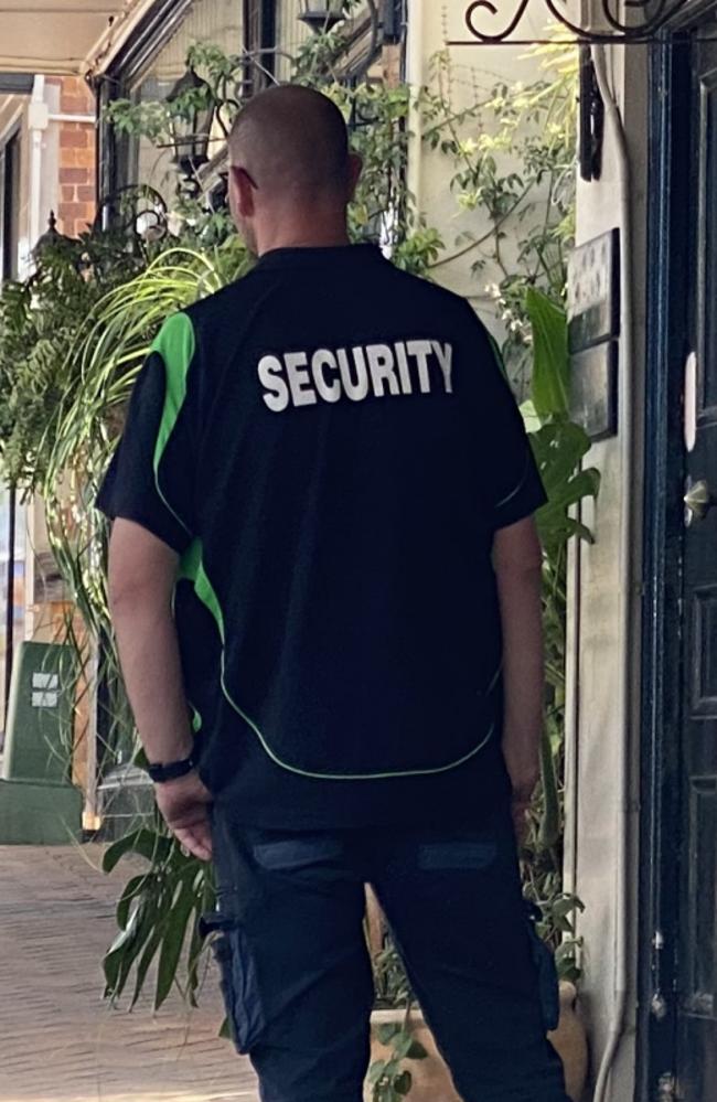 Security were on site and tenants have been barred from entering their stores on Ellenborough Street after a notice of possession was issued last month.