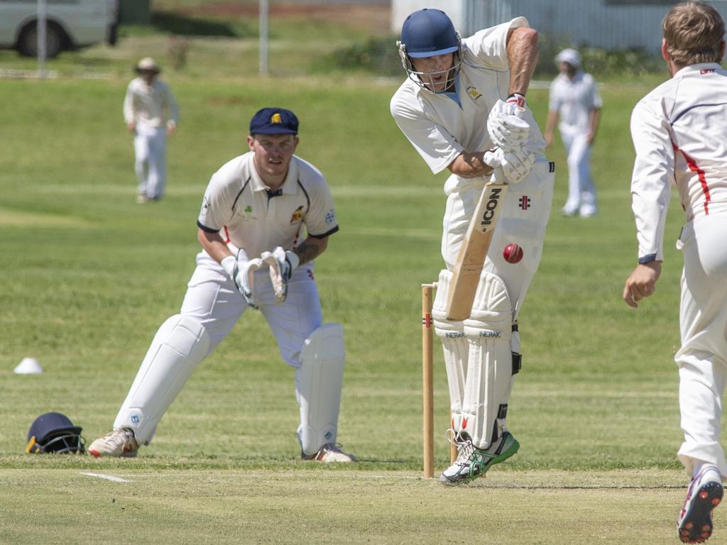 Brian May bats for Wests. A Grade cricket, Metropolitan Easts vs Western Districts. Saturday. 16th Jan 2021