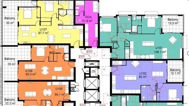 Plans show what the SDA-approved apartments are expected to look like.