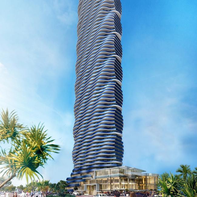 Plans for the Gold Coast tallest building, Spirit, released by developers Forise Holdings.