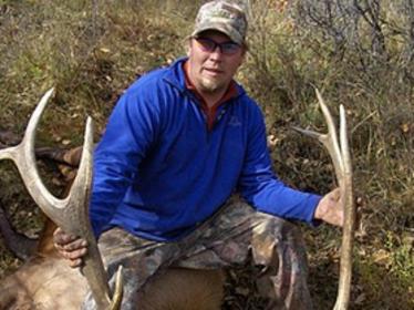 A hunter at Greg Norman's Colorado resort.