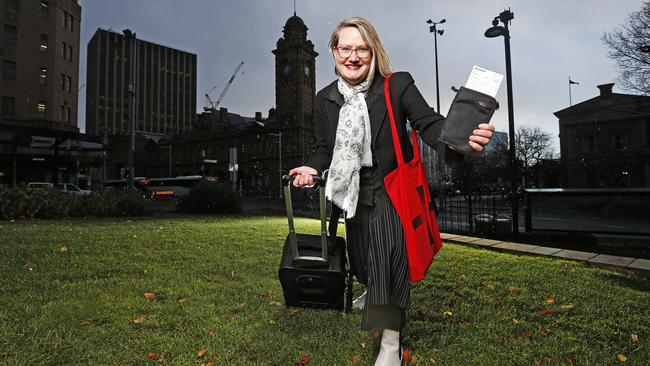 Sherelee Davies, of Hobart, is excited to travel to South Australia to visit her mum and siblings once border restrictions are lifted. Picture: Zak Simmonds