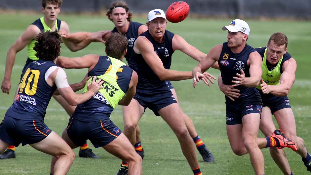 Rory Laird is likely to lead the KFC SuperCoach way at the Crows. Picture: Kelly Barnes