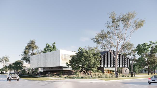 Western Downs Regional Council has released concept designs for their planned cultural centre precinct set to be built at Thomas Jack Park in Dalby. Photo: WDRC.