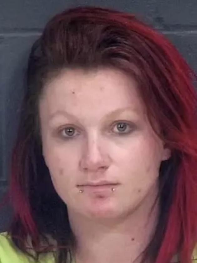 Chelsea Belle O’Donnell was arrested for child neglect and possession of drugs after police found her 11-month-old son near a meth pipe. Picture: Oconto County Sheriff’s Office