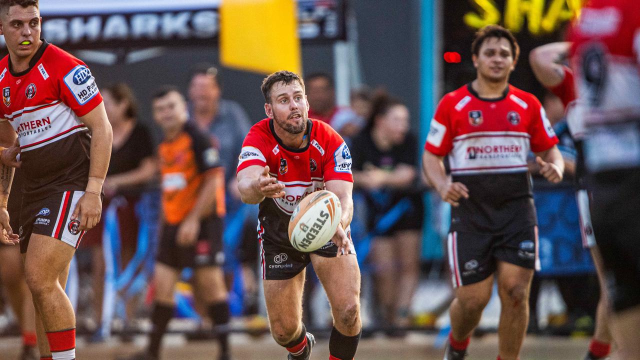 Mathew Woolmington as the Litchfield Bears take on Northern Sharks in the 2023 NRL NT grand final. Picture: Pema Tamang Pakhrin