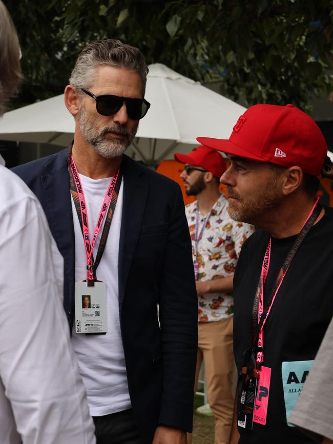 Eric Bana and Shannon Bennett. Picture: Angelica Snowden