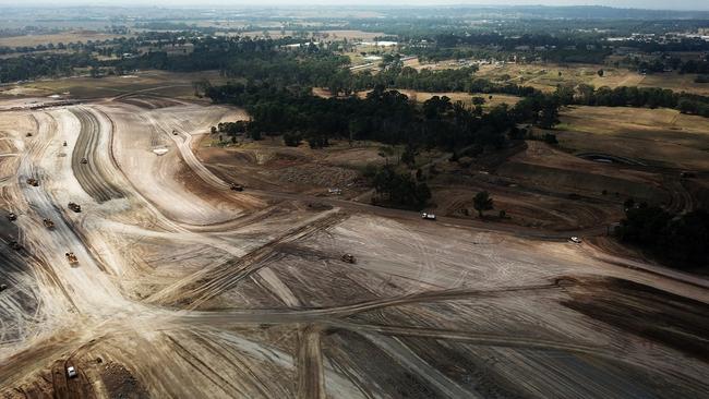 Mr Albanese said there is no way jobs can’t be created in Western Sydney, with the airport being a prime example. Picture: Jonathan Ng