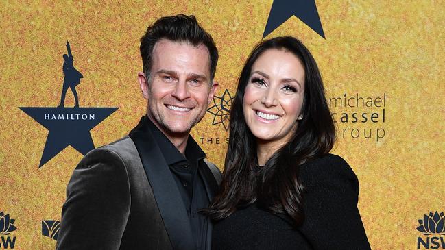 SYDNEY, AUSTRALIA - MARCH 27: David Campbell and Lisa Hewitt attend the Australian premiere of Hamilton at Lyric Theatre, Star City on March 27, 2021 in Sydney, Australia. (Photo by Wendell Teodoro/Getty Images for Hamilton Australia)