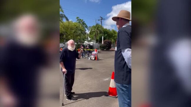 Altercation at Toowoomba Voice referendum pre-polls