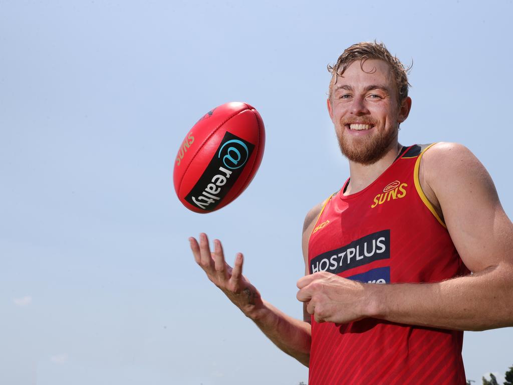 New Sun Hugh Greenwood will hold down a midfield position at Gold Coast after being traded from Adelaide.