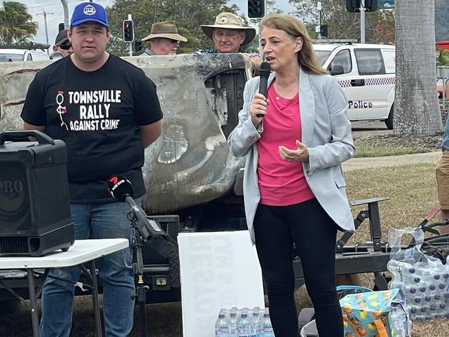 Townsville Mayor Jenny Hill called for mandatory sentencing for recidivist offenders. Picture: Leighton Smith.