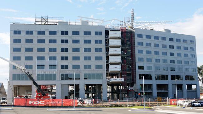 What the hotel actually looks like under construction. Picture: Ian Svegovic